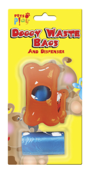 Pets Play Doggy Waste Bags & Dispenser Pets Play Doggy Waste Bags & Dispenser